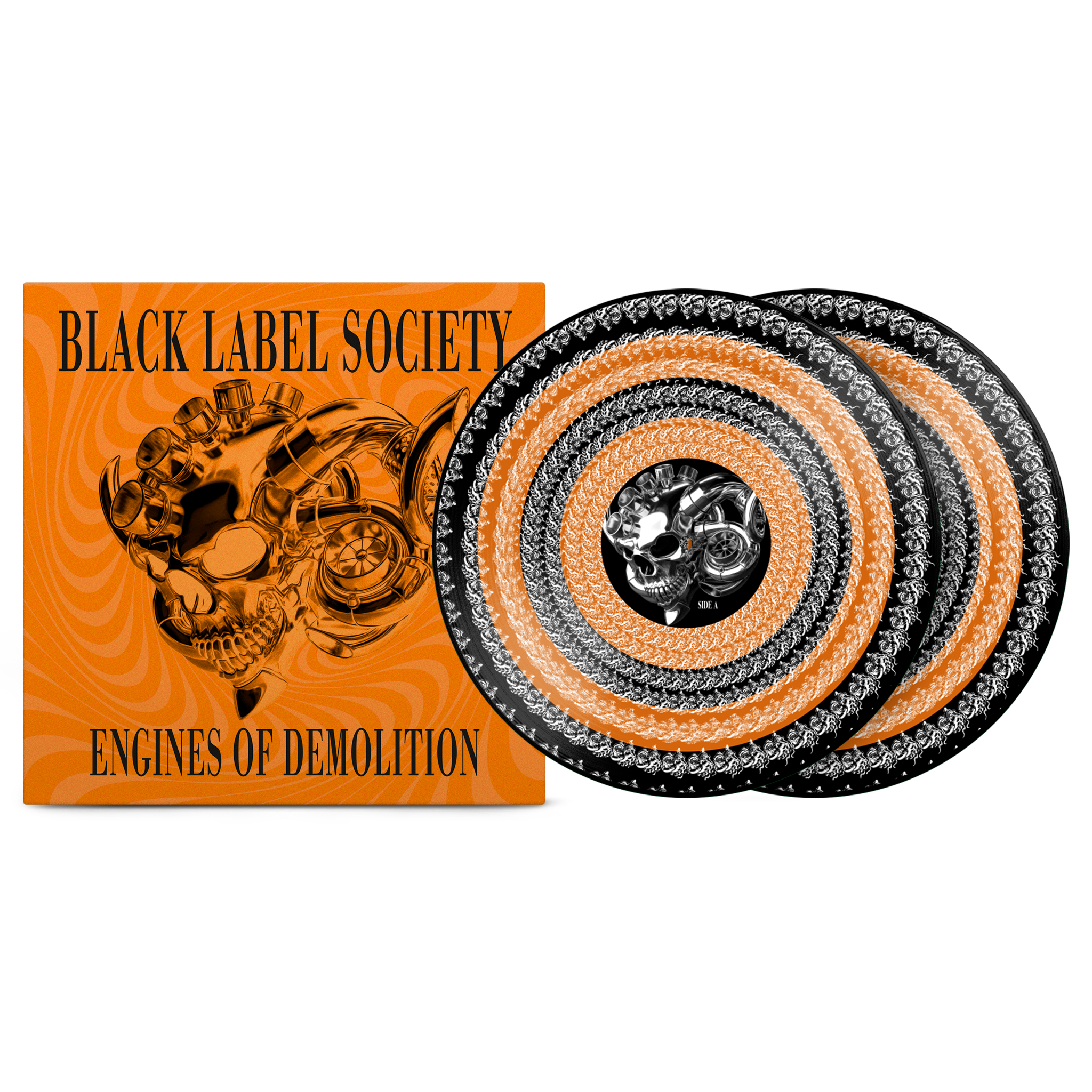 Black Label Society – Engines of Demolition Orange Zoetrope Vinyl