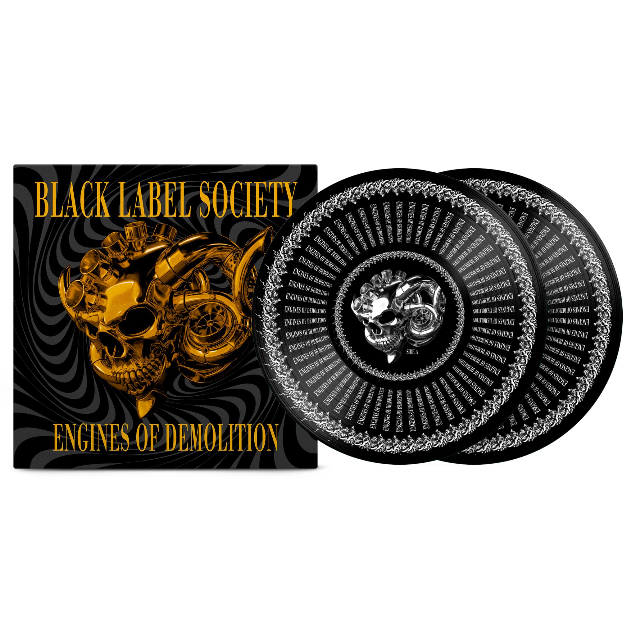Black Label Society – Engines of Demolition Gold Zoetrope Vinyl
