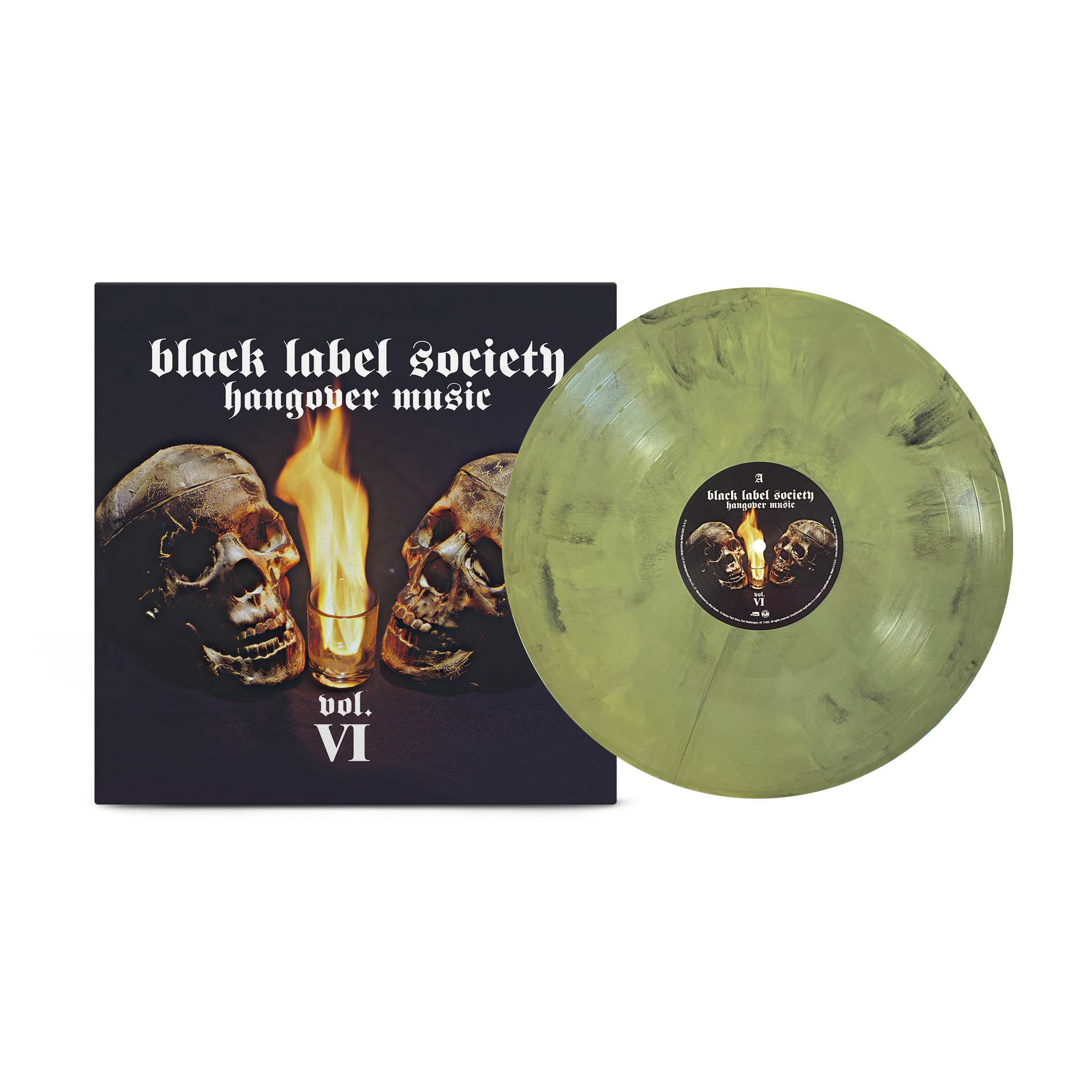 Black Label Society- Hangover Music VI- Greenish LP (Blemished)