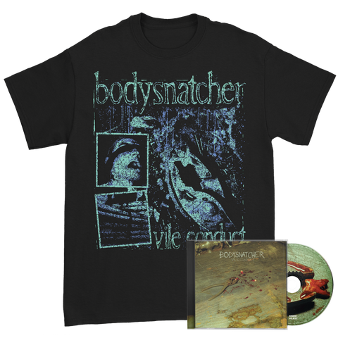 Bodysnatcher - Vile Conduct Grunge Shirt + CD Bundle