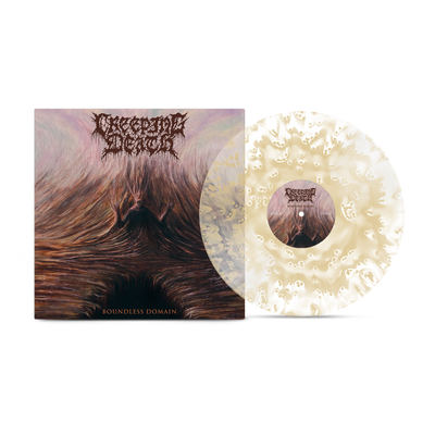 Creeping Death, Boundless Domain available on Clear & Tan Ghostly Vinyl. Available on MNRK HEAVY.