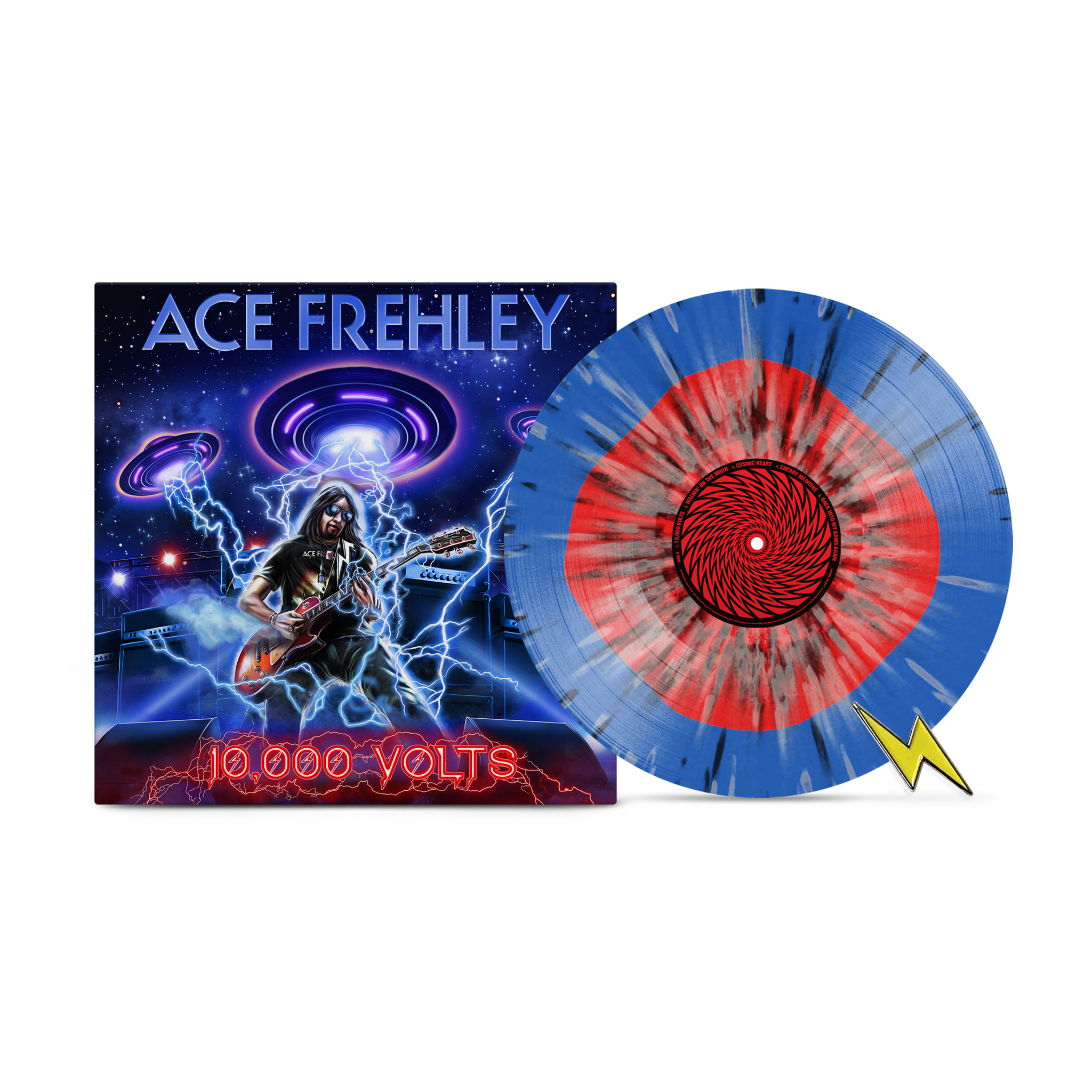 Ace Frehley - 10,000 Volts Color In Color Splatter Vinyl
