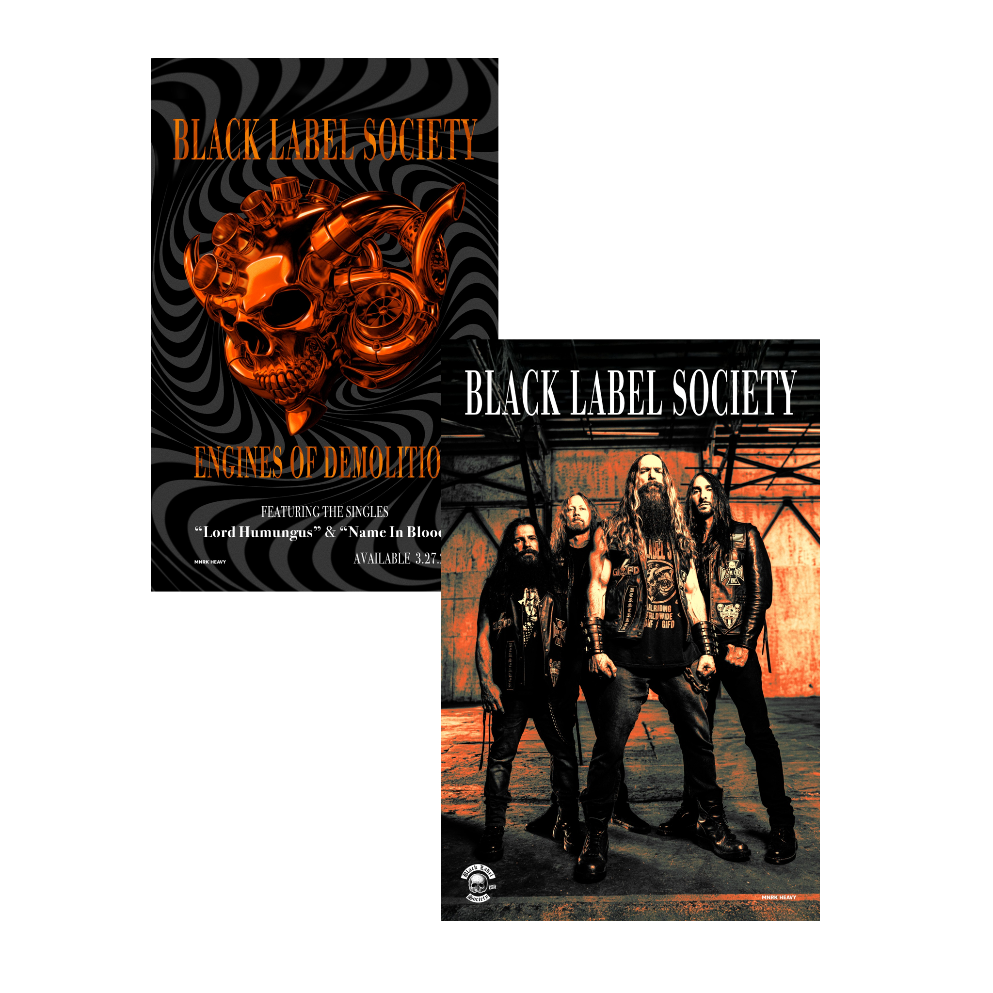 Black Label Society – Engines of Demolition Orange Cassette