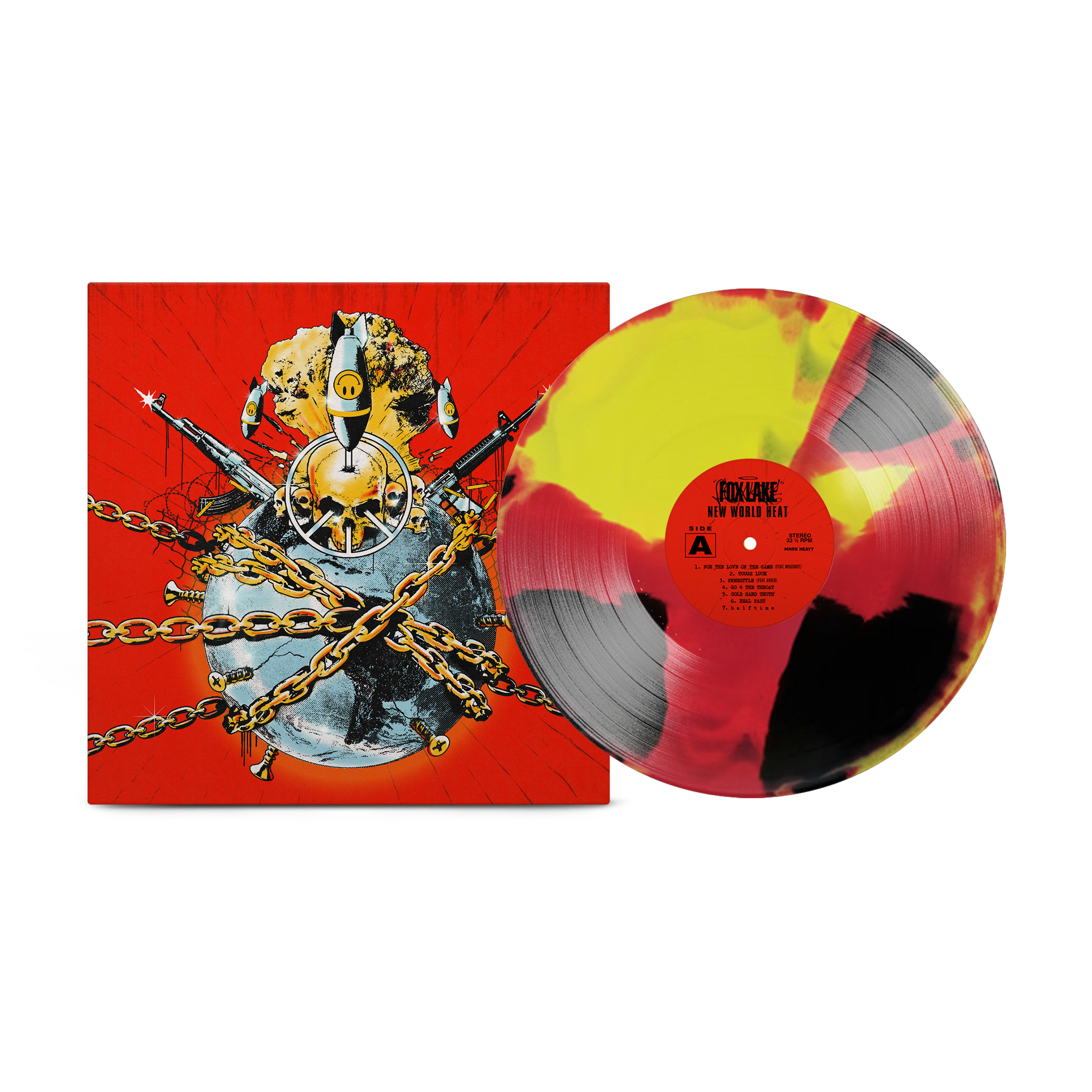 Fox Lake - New World Heat Canary Yellow Magenta and Black Vinyl