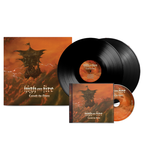 High on Fire - Cometh The Storm Black Vinyl + High on Fire + Cometh The Storm Compact Disc Bundle