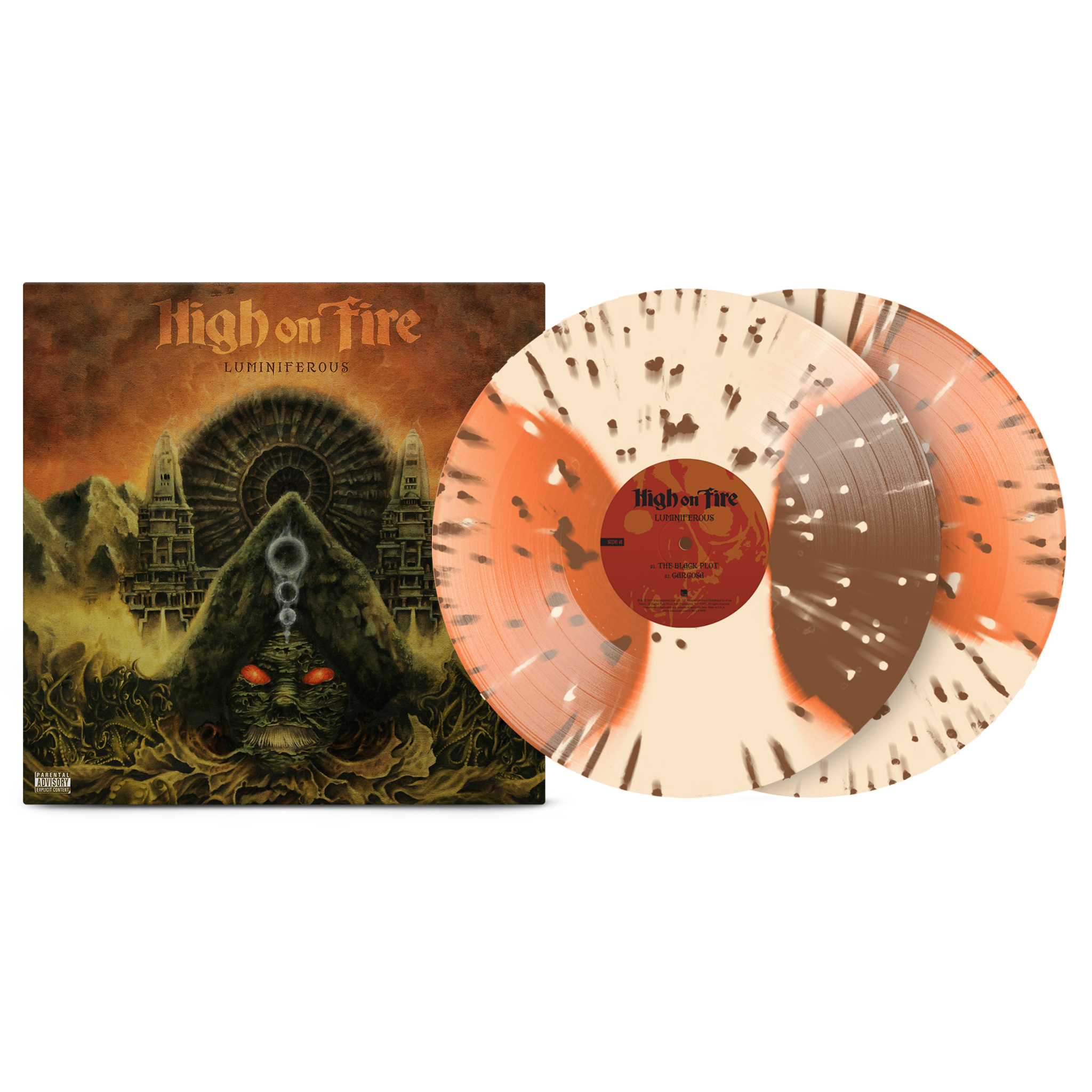 High On Fire - Luminiferous on 3 Color Stripe Vinyl