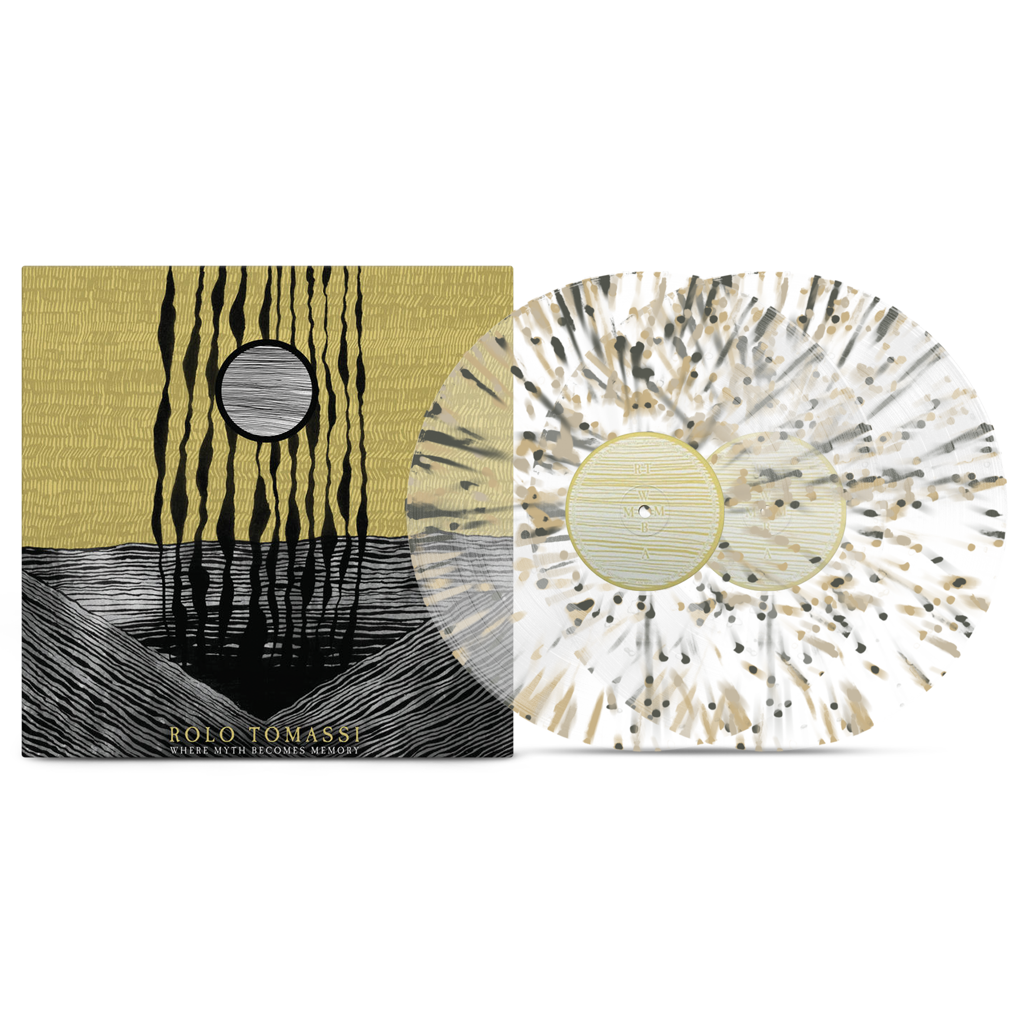 Rolo Tomassi - Where Myth Becomes Memory Black Ice Drip Vinyl