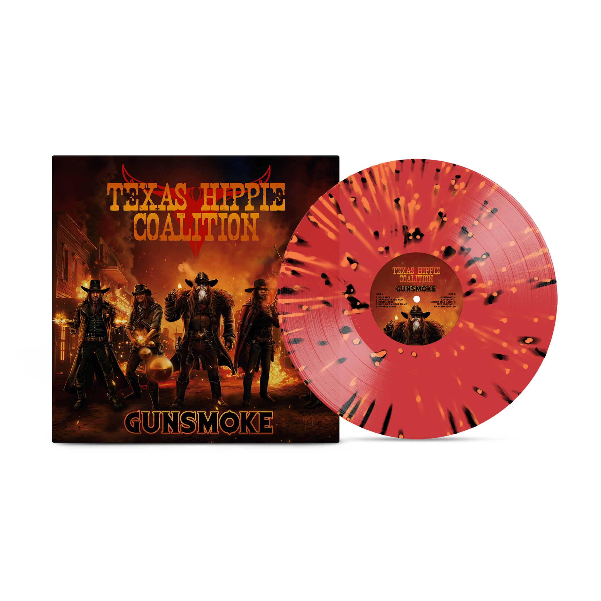 Texas Hippie Coalition - Gunsmoke Splatter Vinyl LP