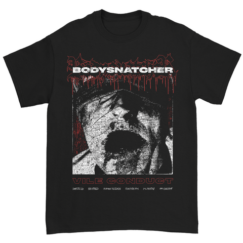 Bodysnatcher - Vile Conduct Tracklist Tee