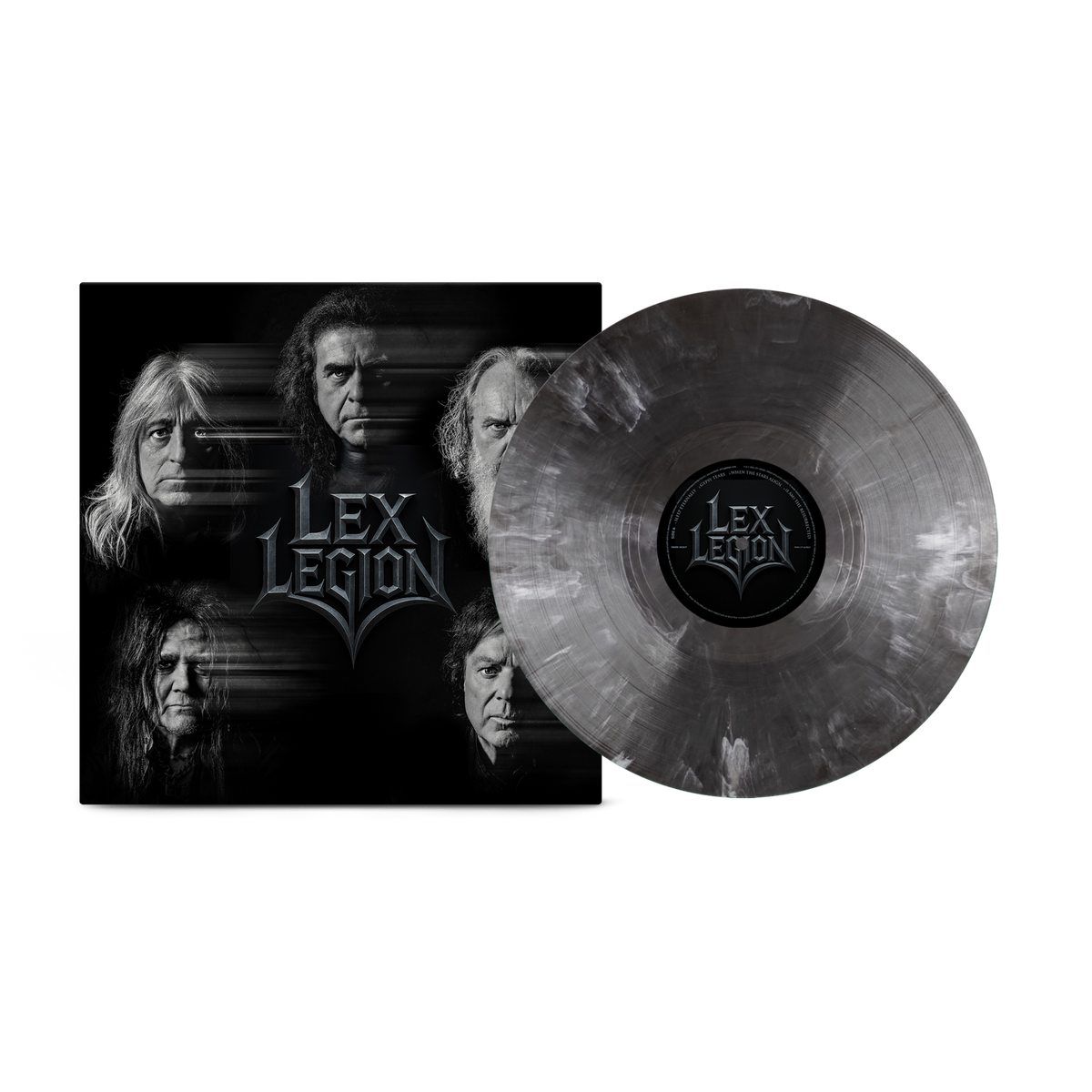 Lex Legion Silver Black Ice Vinyl - Limited Edition Debut Album