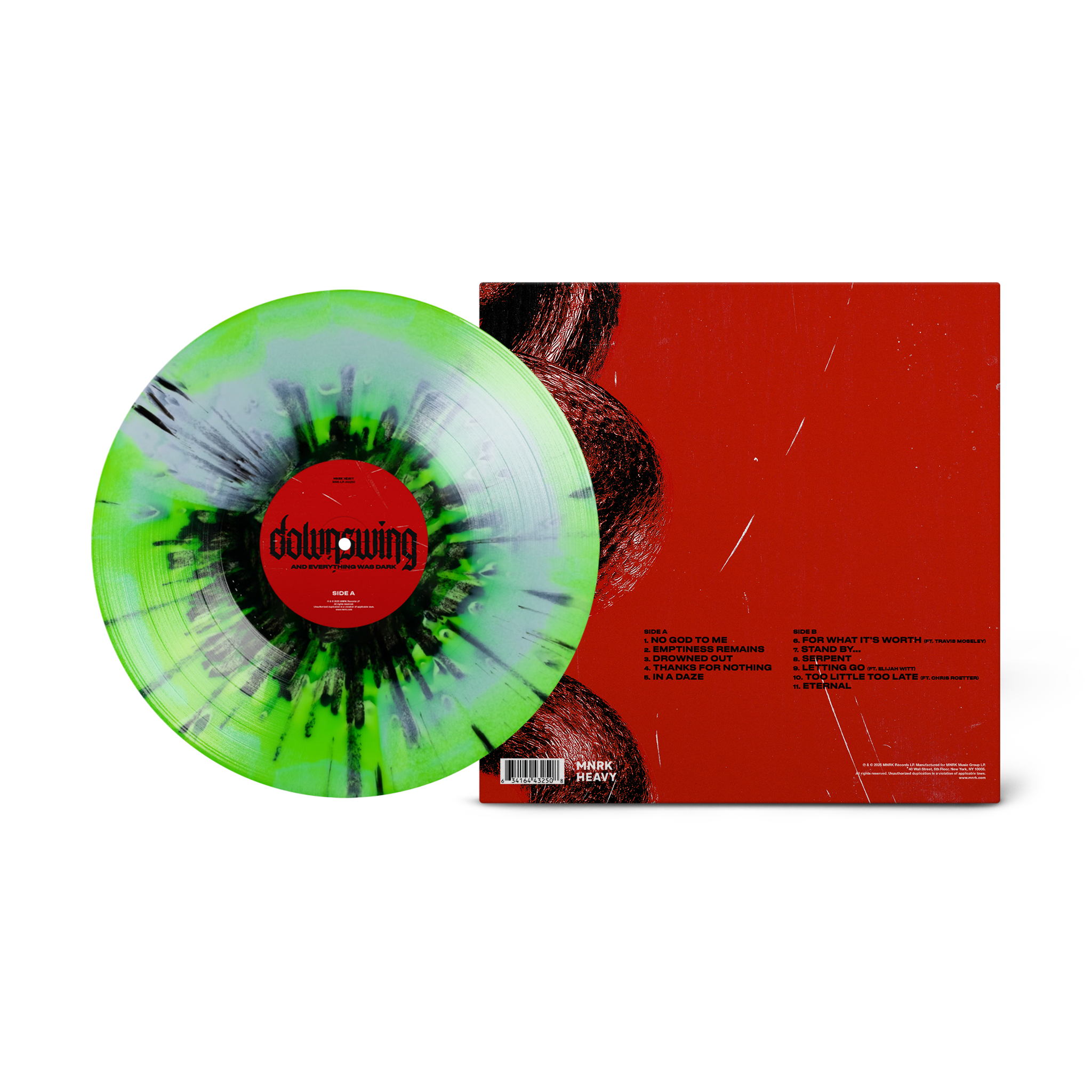 Downswing - And Everything Was Dark (Green/Black Splatter)