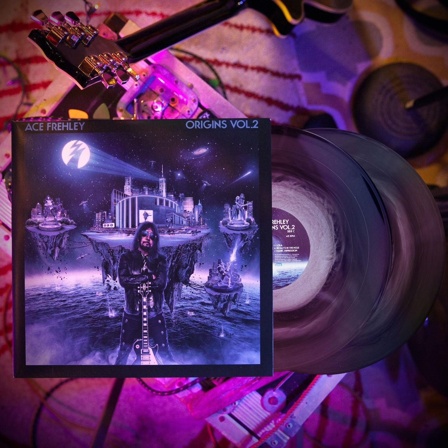 Ace Frehley - Origins Vol. 2 Silver Black Ice LP - MNRK Heavy