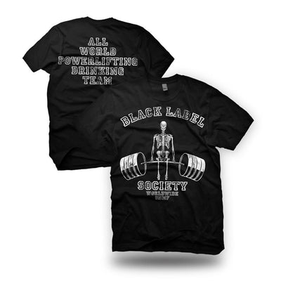 Black Label Society - "Powerlifting Drinking Team" Shirt - MNRK Heavy