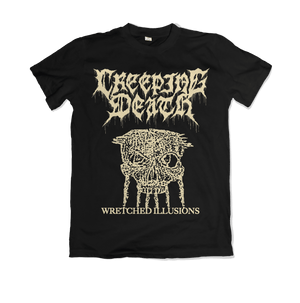 Creeping Death - "Wretched Illusions Skull" Shirt - MNRK Heavy