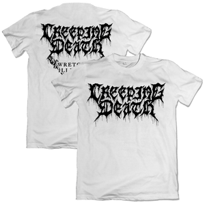 Creeping Death - "Paint Drip White" Shirt - MNRK Heavy