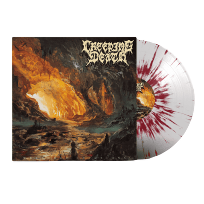 Creeping Death Wretched Illusions Clear Blood Red Splatter Vinyl Death Metal