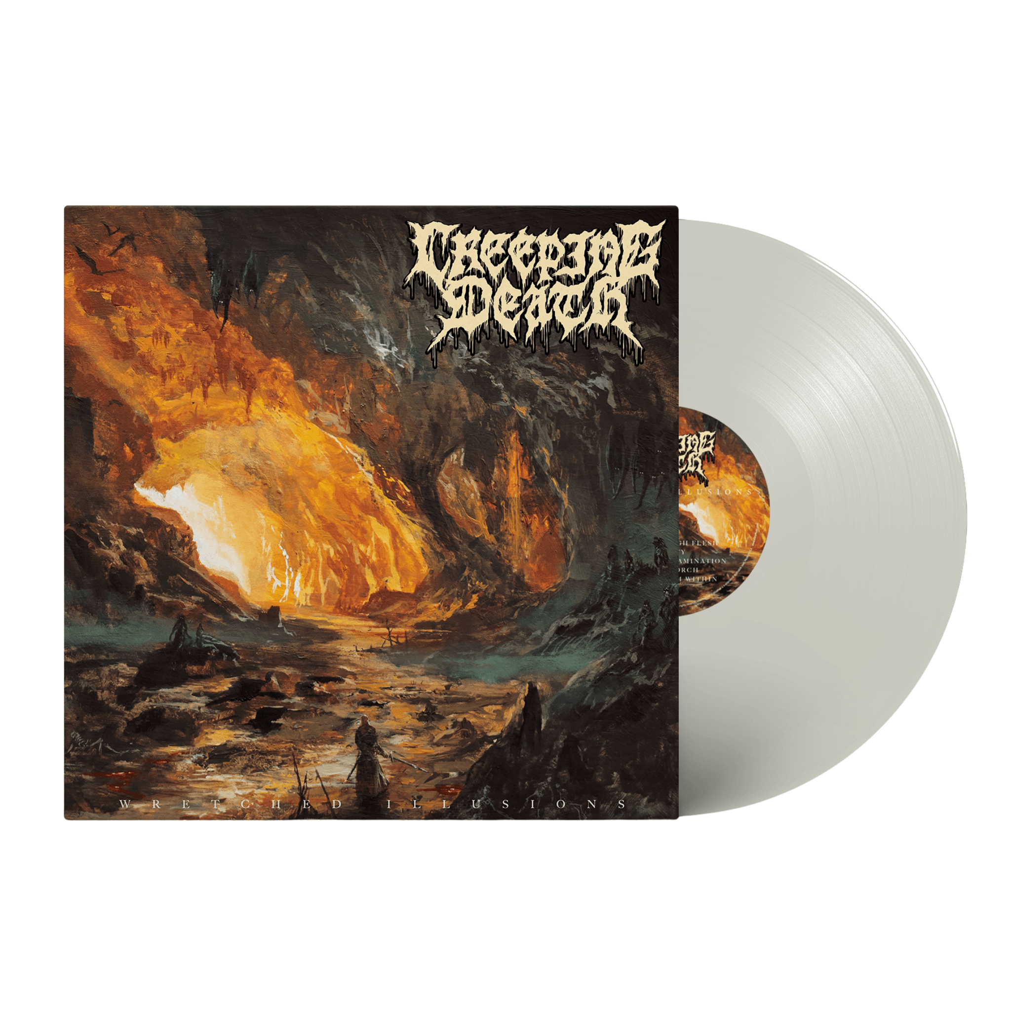 Creeping Death Death Metal Wretched Illusions Vinyl MNRK Heavy The Edge of Existence Specter of War Creeping Death Merch