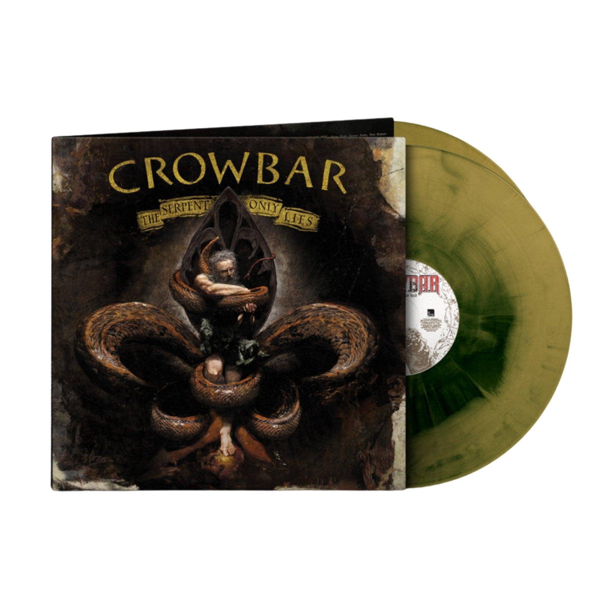 Crowbar - "The Serpent Only Lies" Gold w/Green Swirl LP Vinyl - MNRK Heavy