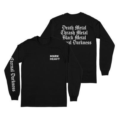 MNRK Heavy Metal Hard Rock Record Label Black Label Society The Callous Daoboys Rolo Tomassi Black Metal Long SleeveShirt