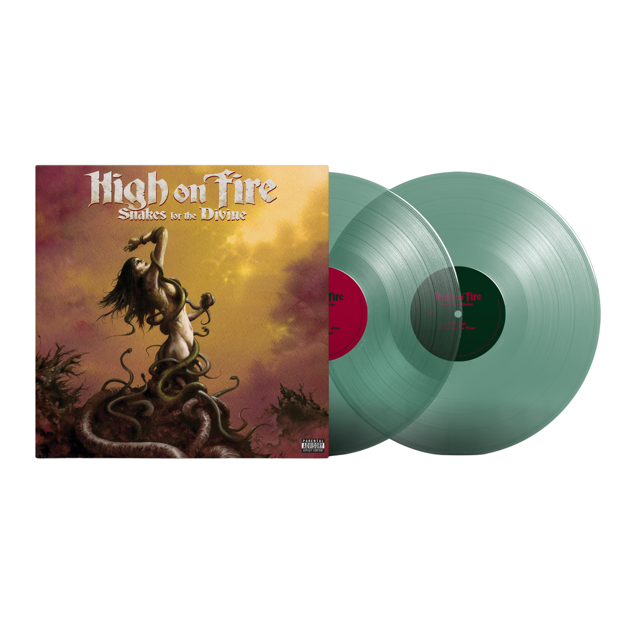 High On Fire merch Matt Pike High On Fire Snakes For The Divine Coke Bottle Vinyl