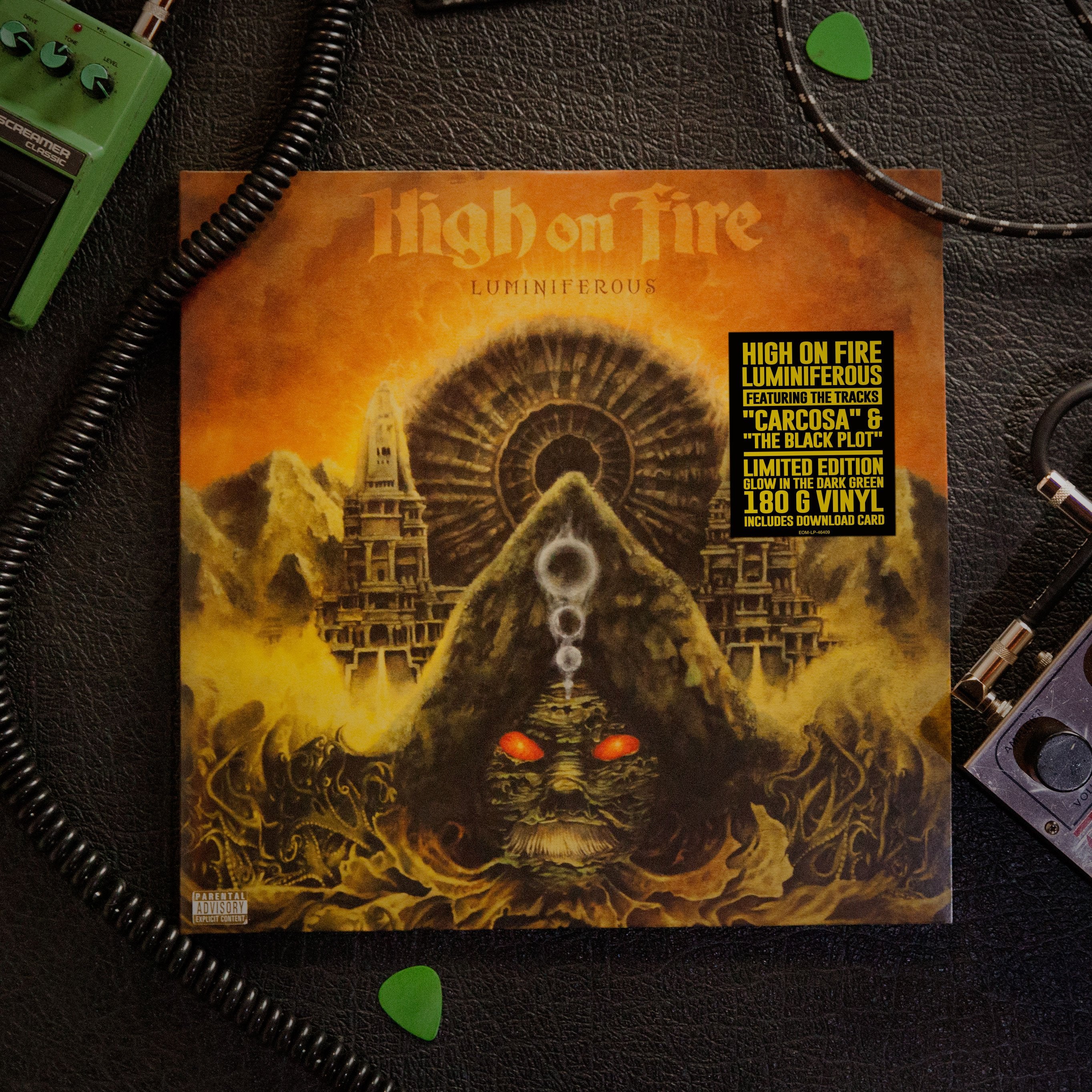 High On Fire - Luminiferous "Glow In The Dark Green" Vinyl