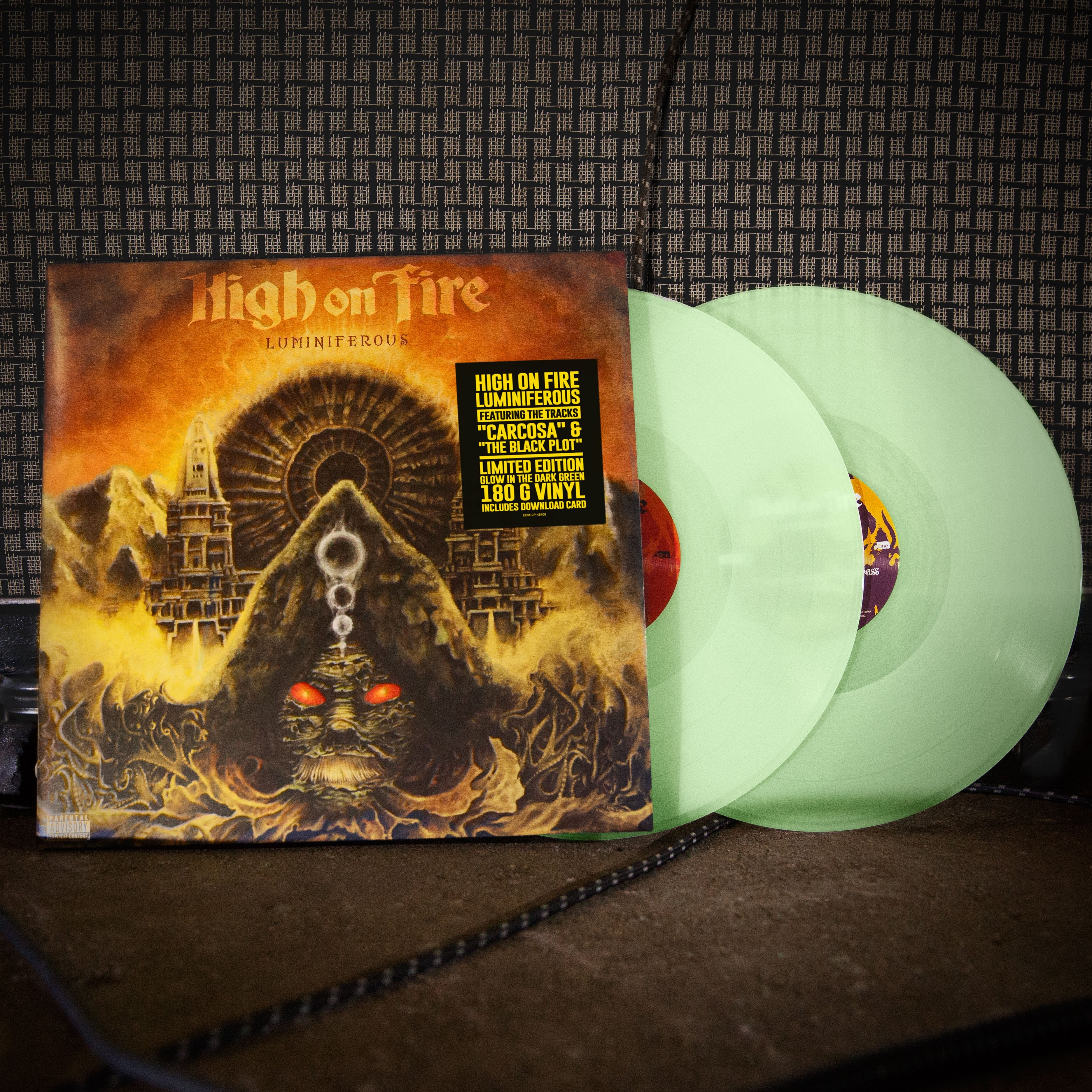 High On Fire - Luminiferous "Glow In The Dark Green" Vinyl