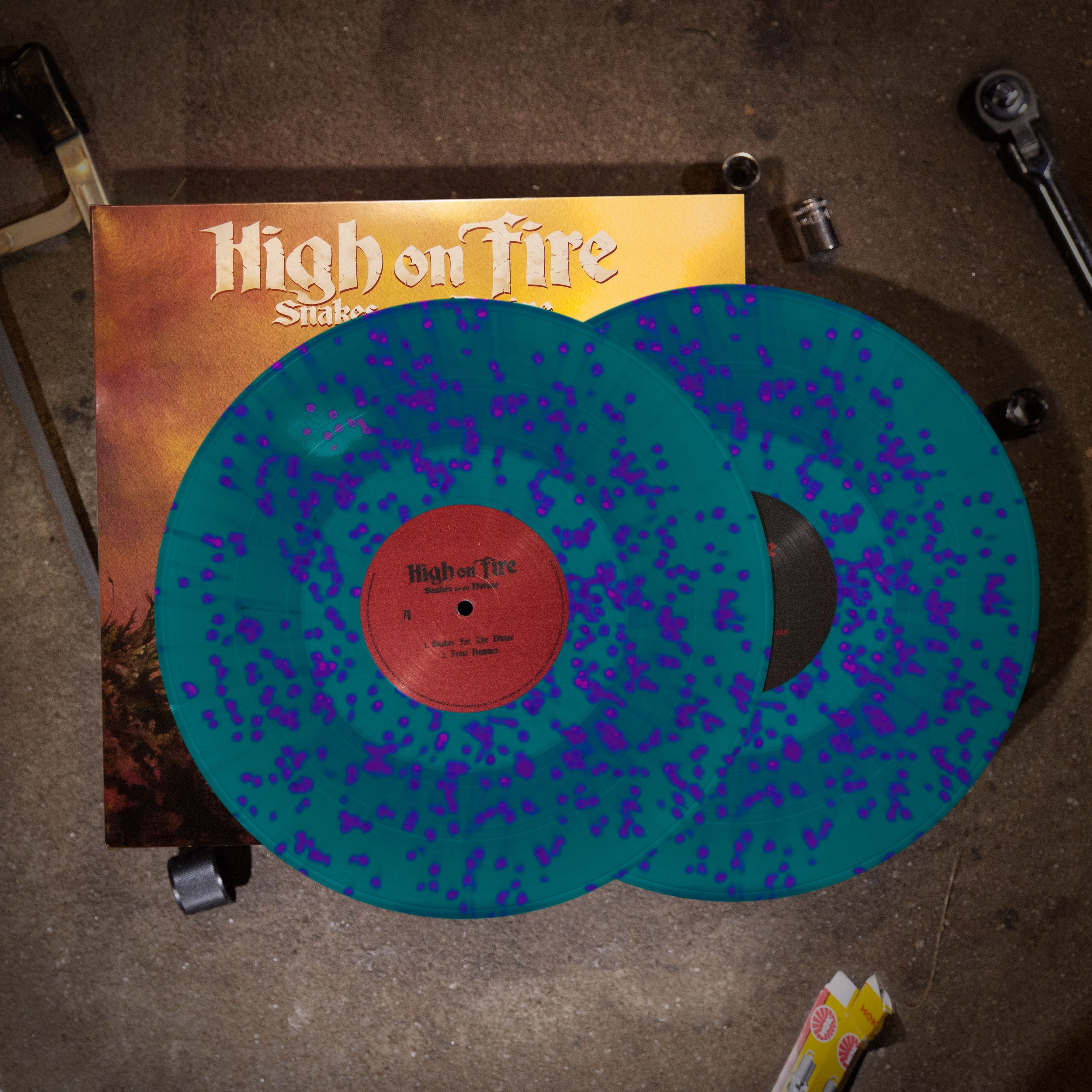 High On Fire - Snakes For The Divine 'Deep Sea Splatter' Vinyl