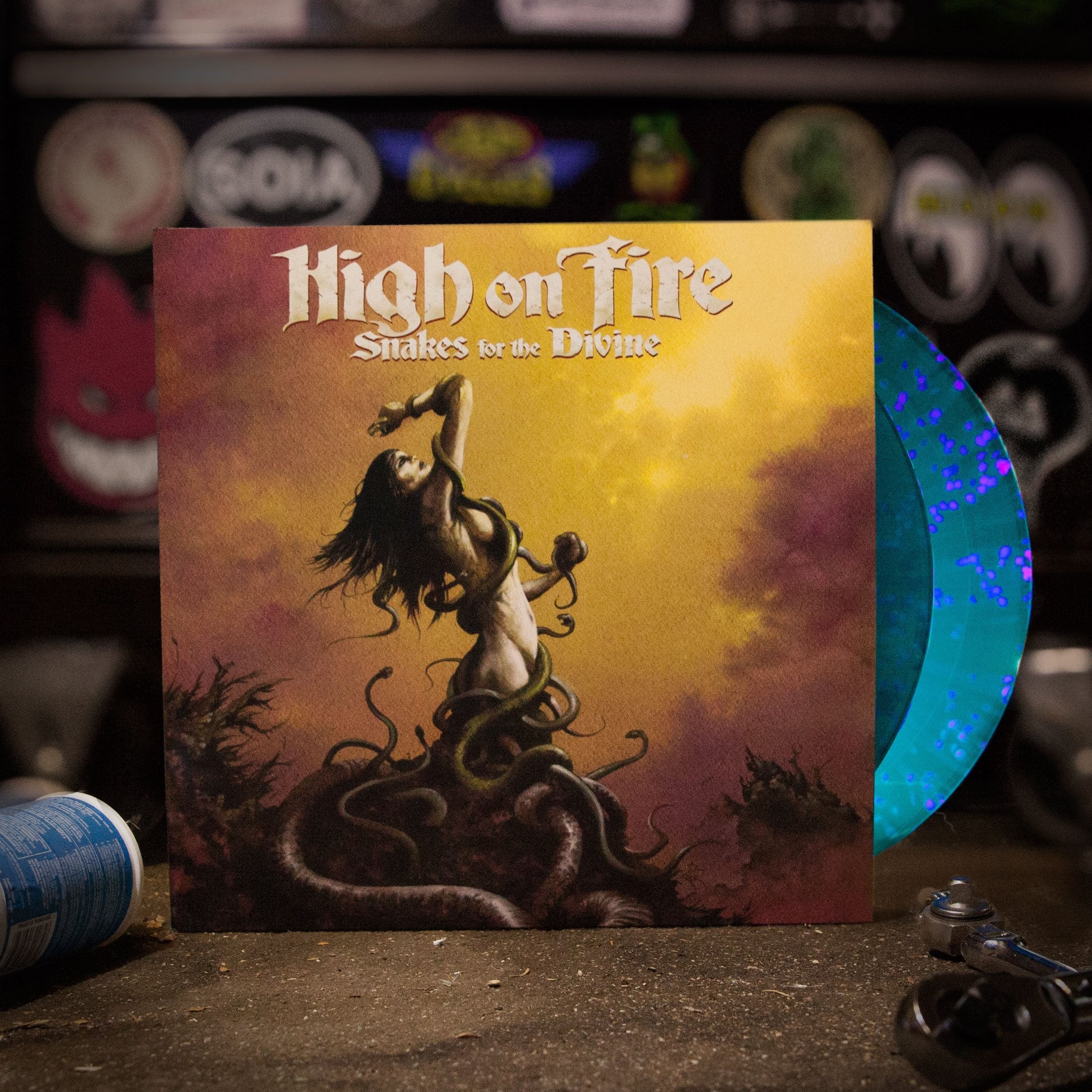 High On Fire - Snakes For The Divine 'Deep Sea Splatter' Vinyl
