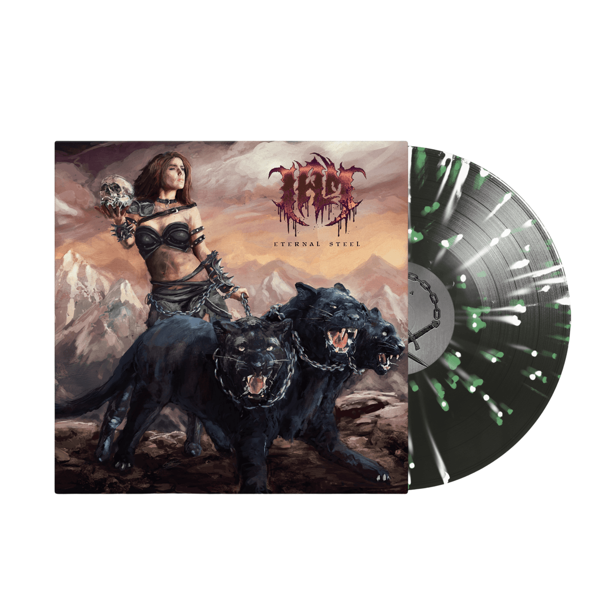 I AM Official label Store | Eternal Steel Black Ice Splatter Vinyl