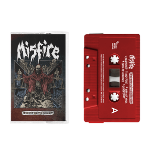 Misfire Sympathy for the Ignorant Red Cassette Tape Thrash Metal 