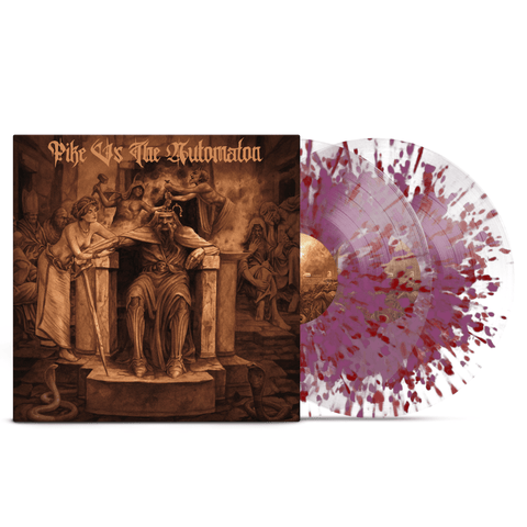 Pike vs The Automaton - Pike vs The Automaton Clear with Orchid and Ruby Splatter Vinyl