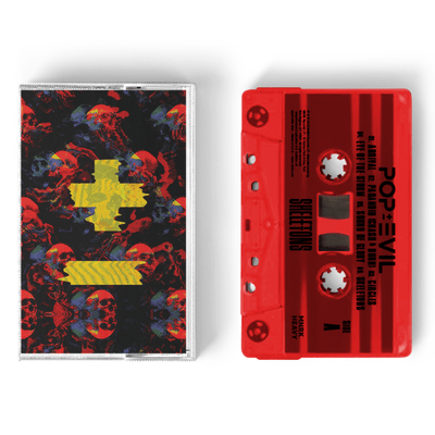 Pop Evil - Skeletons Spotify Fans First Cassette (Pre-Order) - MNRK Heavy