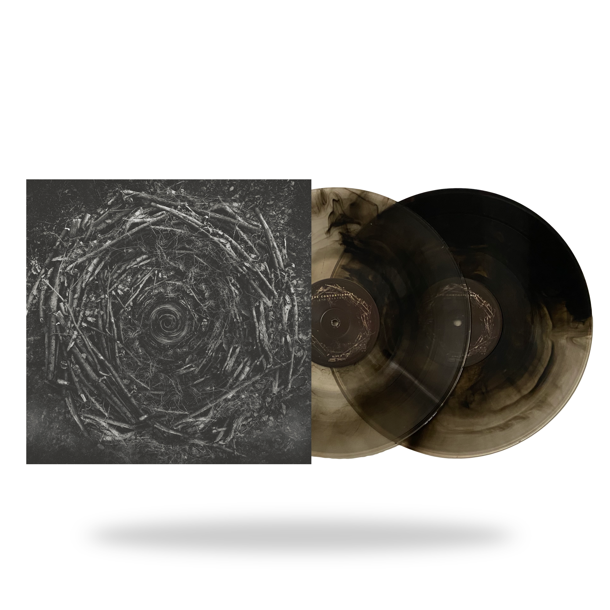 The Contortionist - "Clairvoyant" Clear w/Black Smoke 2x LP