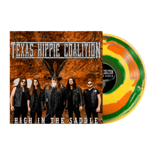 Texas Hippie Coalition - "High In The Saddle" Yellow w/Green & Orange Swirl LP - MNRK Heavy
