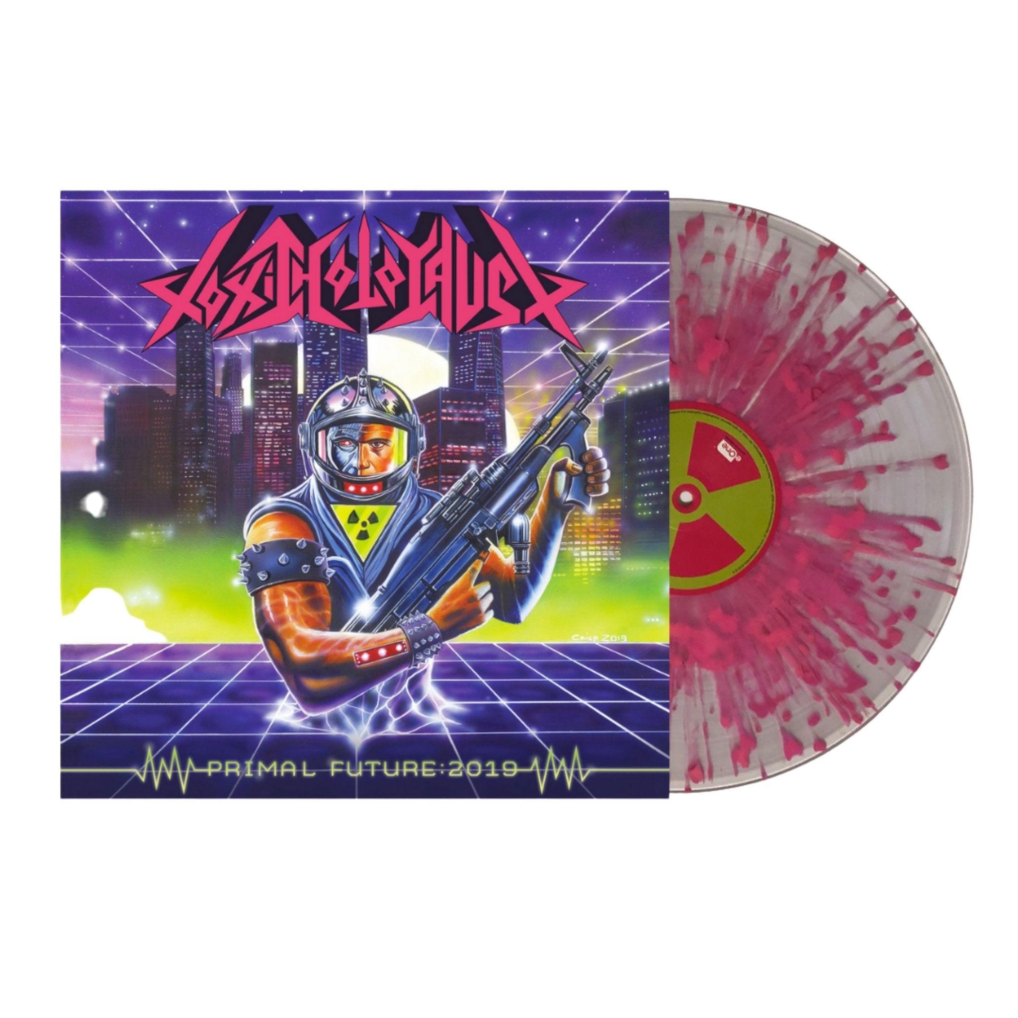 Toxic Holocaust Primal Future: 2019 Merch Vinyl LP Splatter Vinyl Toxic Holocaust Thrash Metal Vinyl MNRK Heavy