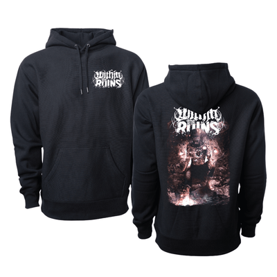 Within The Ruins Black Heart Hoodie Within The Ruins Deathcore Merch MNRK Heavy
