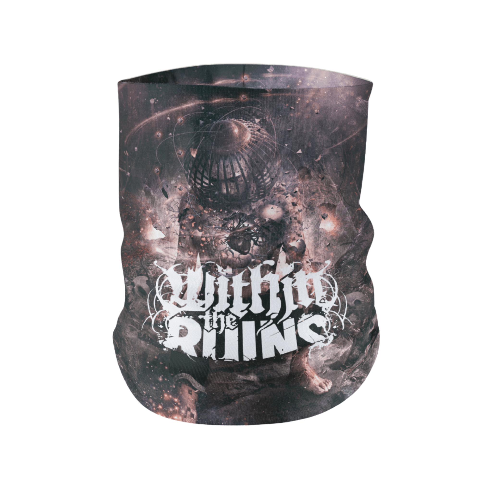 Within The Ruins "Black Heart" Neck Gaiter - MNRK Heavy