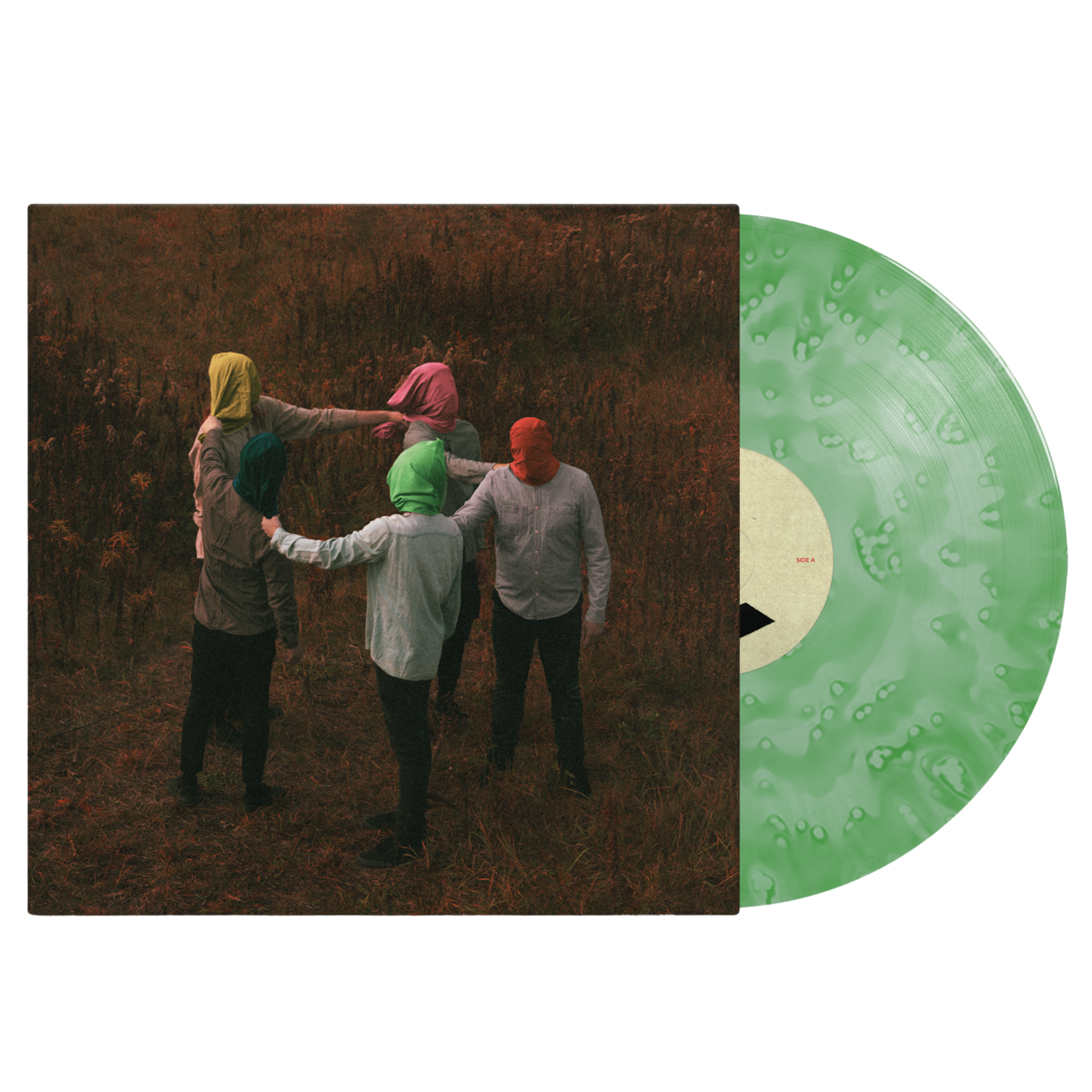 The Callous Daoboys Celebrity Therapist Emerald Green Coke Bottle Ghost Vinyl LP MNRK Heavy Mathcore Merch