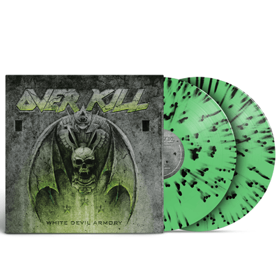 Overkill - White Devil Armory Splatter LP - MNRK Heavy